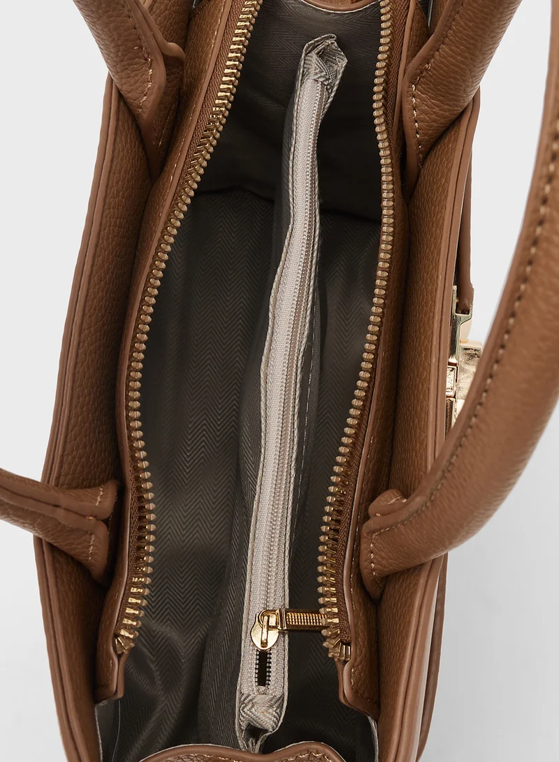 ELLA Top Handle Structured Tote