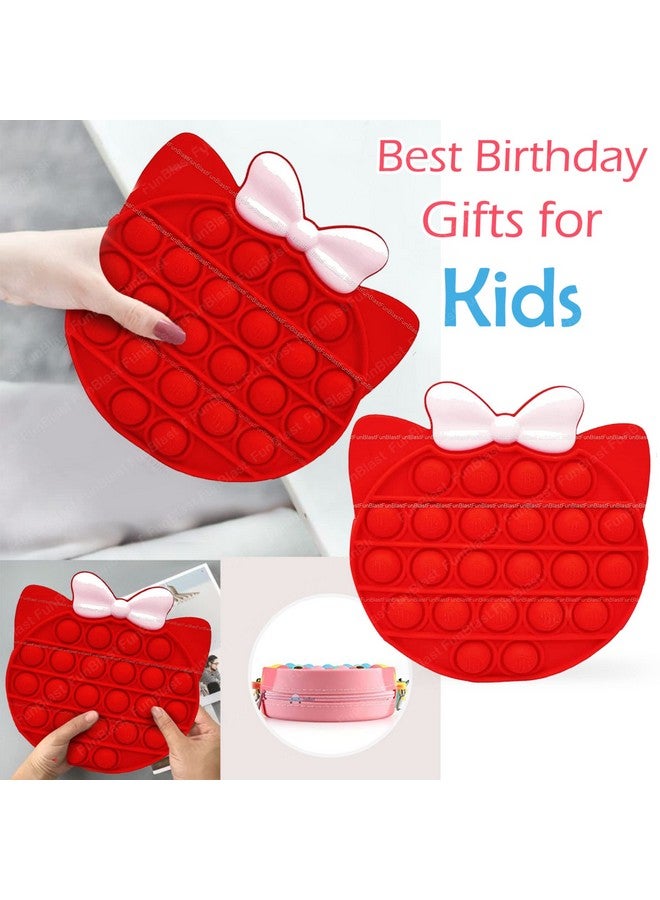 FunBlast FunBlast Pop It Sling Bag - Pop It Cross Body Bag for Kids, Pop It Purse for Girls, Birthday Gift for Girls, Toys for Girls, Pop It Game, Pouch for Girls, Toys for Girls (Red)  - Image 5