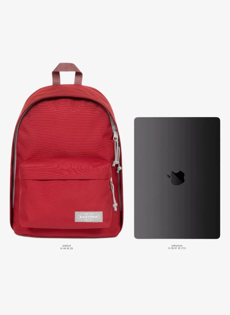EASTPAK Out Of Office Medium Backpack With Laptop Protection - Kontrast Stripe Red