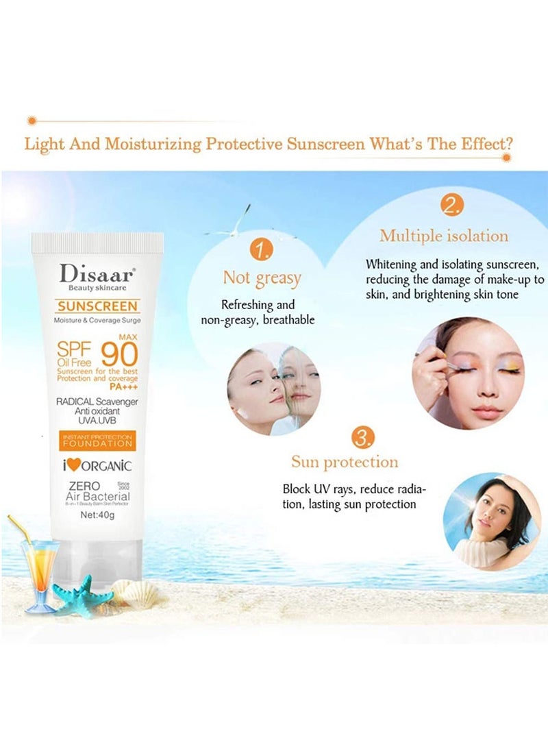 Disaar - Sunscreen Instant Protection Foundation SPF 90 - Image 1