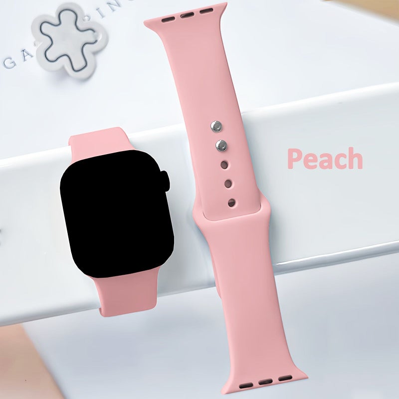 سوار معصم بني مزدوج الشوكات متوافق مع Apple Watch بمقاسات 38 و40 و41 و42 مم وساعة S10 - Image 4