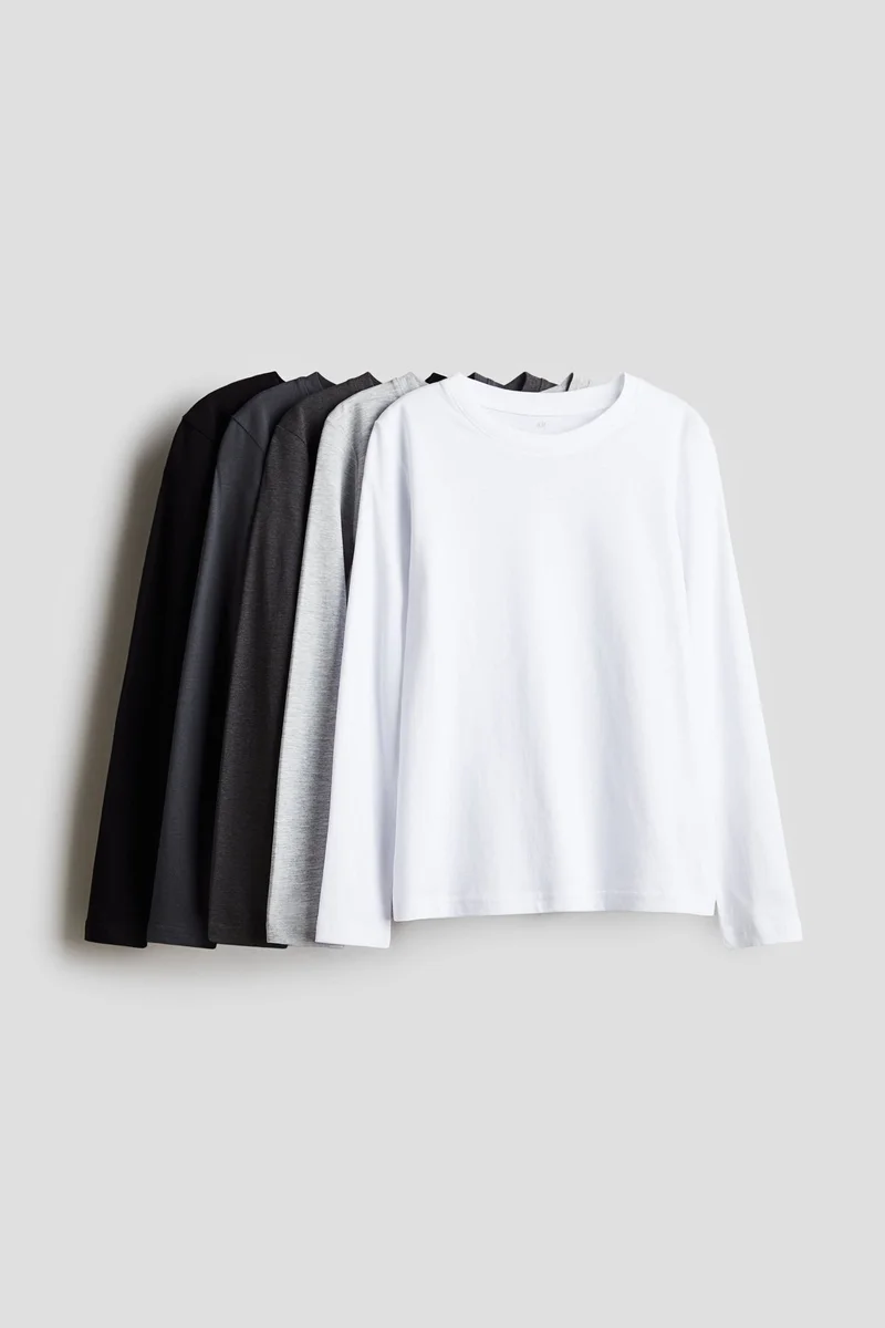 H&M 5-pack jersey tops