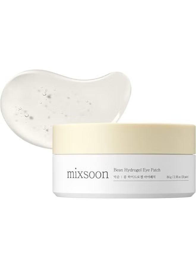 Mixsoon Bean Hydrogel Eye Patch - 84g (30 Pairs) | Amino Acid & Collagen-Infused | Hydrating & Brightening | Peptide-Enriched | Gentle Care for Under Eyes & Smile Lines - Image 1