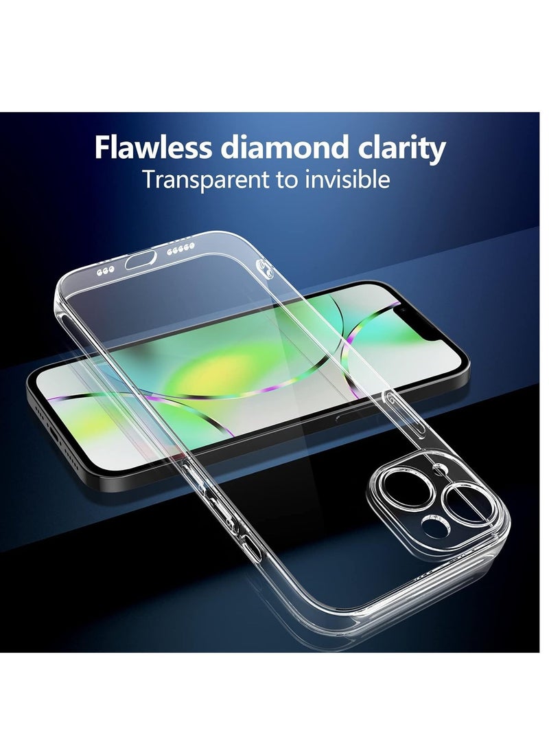 Raxoom Premium Clear Case Compatible with iPhone 15 Plus Back Cover With Full Camera Lens Coverage, Anti-Yellowing & Slim Case - Image 3