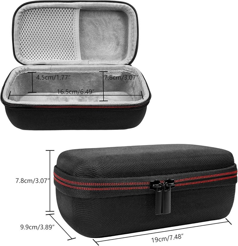 VERTUS® Hard Eva Box Case Organizer Portable Zipper Carry Cover Mesh Pocket Storage Bag for Marshall Emberton/II/III Bluetooth Speaker (Black) - Image 5