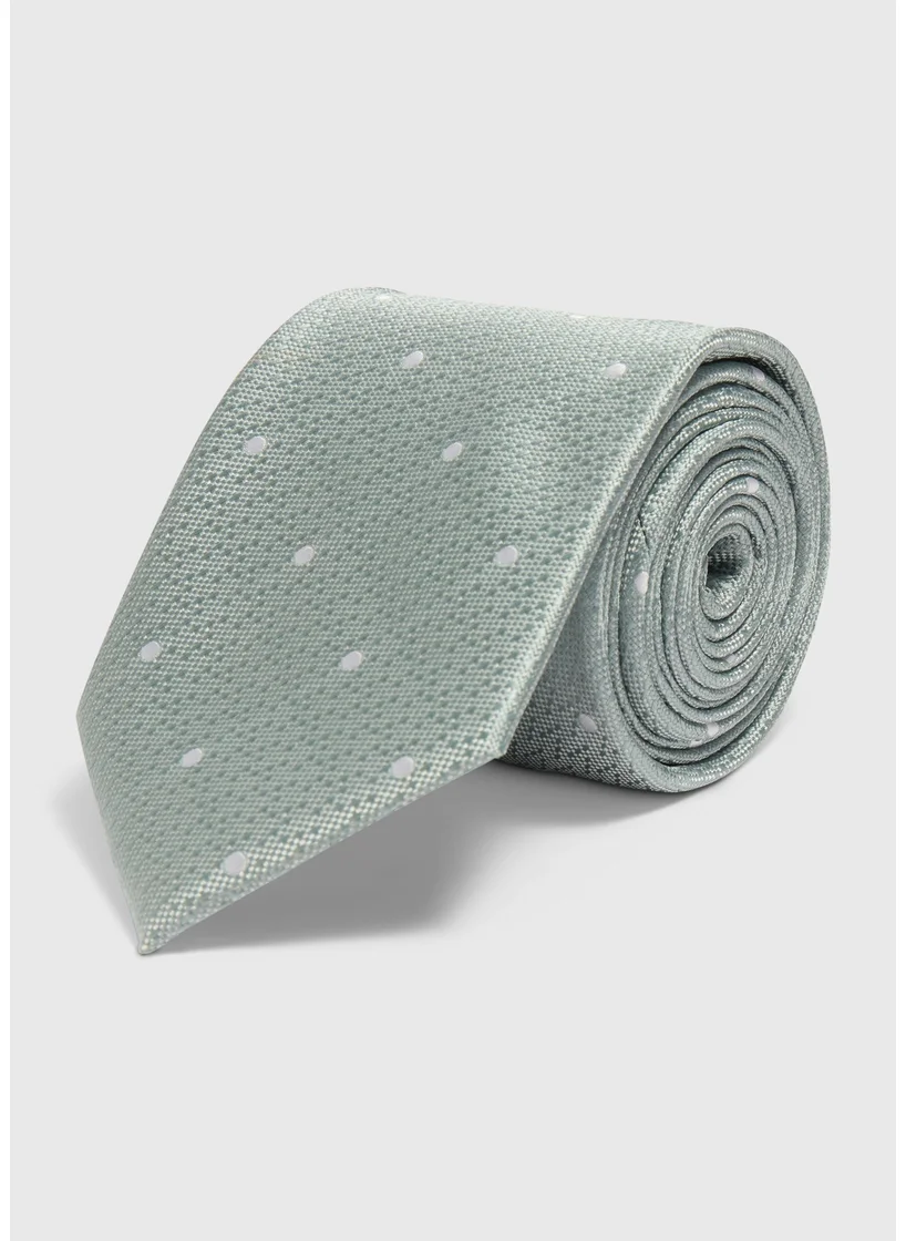 Matalan Green Spot Design Tie