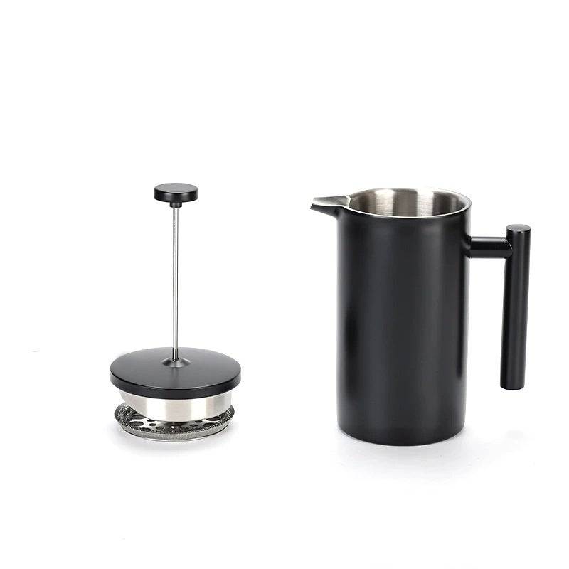 Internal And External 304 Press Black Coffee Pot European-Style Filter Hand Coffee Appliance Tea Making Filter Teapot - Image 5