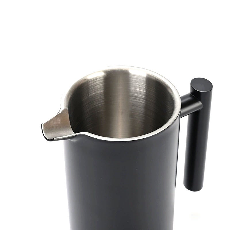 Internal And External 304 Press Black Coffee Pot European-Style Filter Hand Coffee Appliance Tea Making Filter Teapot - Image 4