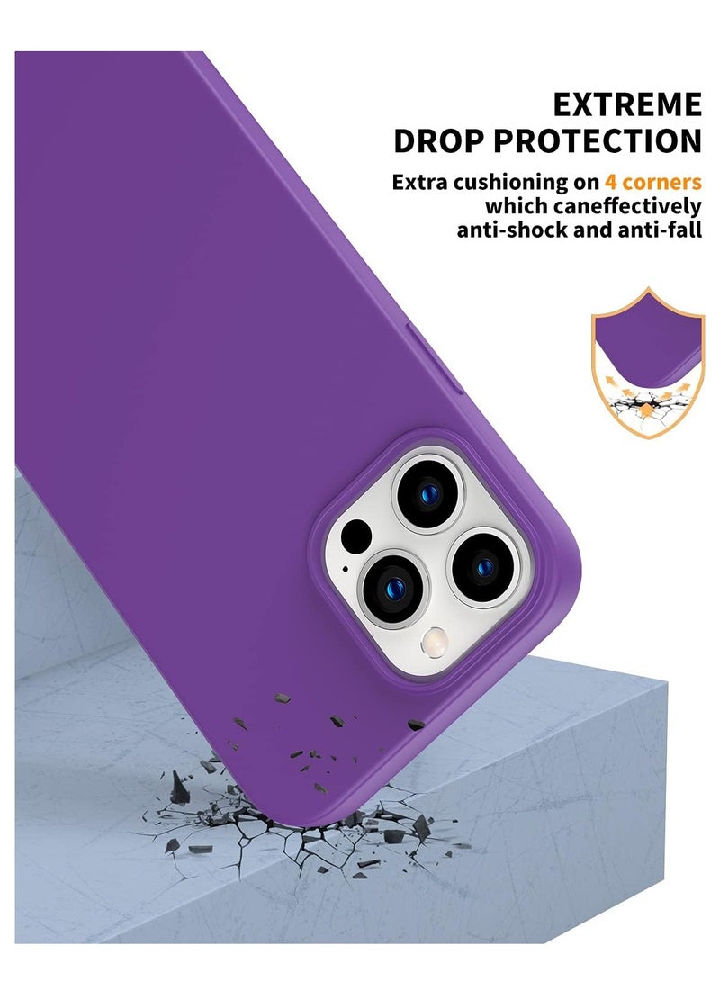 BORTONY iPhone 16 Pro Case 6.3 inch Liquid Silicone Case iPhone 16 Pro Cover Gel Rubber Soft Silky Touch Shockproof Thin Protective Cover for Apple iPhone 16 Pro - Image 5