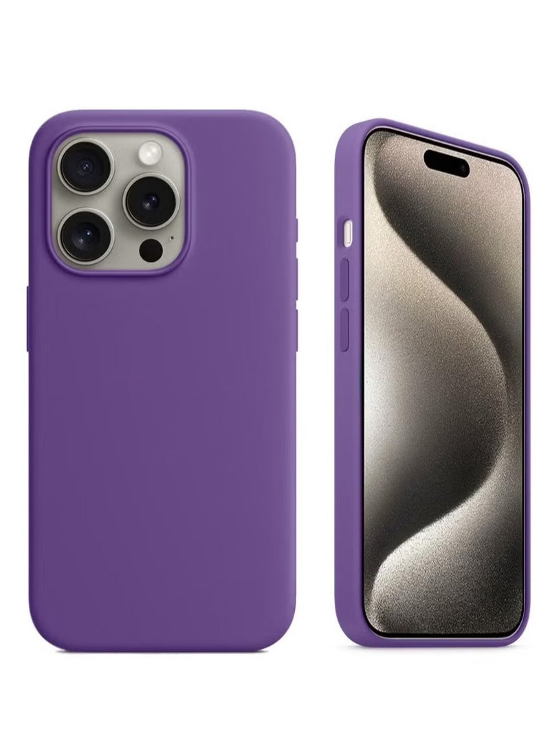 BORTONY iPhone 16 Pro Case 6.3 inch Liquid Silicone Case iPhone 16 Pro Cover Gel Rubber Soft Silky Touch Shockproof Thin Protective Cover for Apple iPhone 16 Pro - Image 1