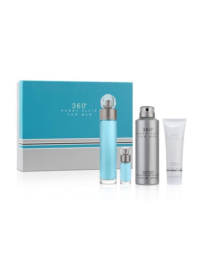 PERRY ELLIS Fragrances 360 for Men 4-piece Gift Set - Image 1