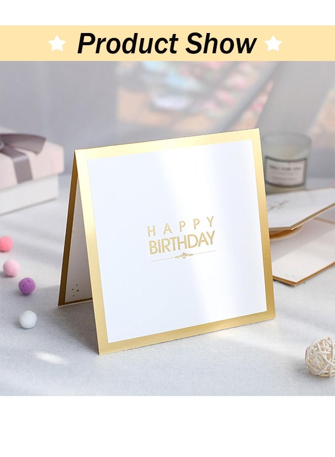 2 ورقة تصميم أنيق فاخر بطاقة منبثقة ثلاثية الأبعاد، بطاقة تهنئة لأعياد الميلاد، بطاقة هدايا متينة وقوية من الورق المقوى الأفضل لأعياد الميلاد والتخرج - Image 3