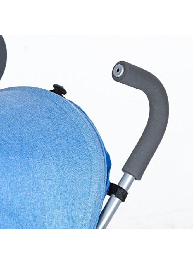 Xcivi Replacement Foam Handle Cover for Baby Stroller Pushchair - Great Stroller Accessory (Black, Fit Dia 0.6~0.8 inches) - Image 4