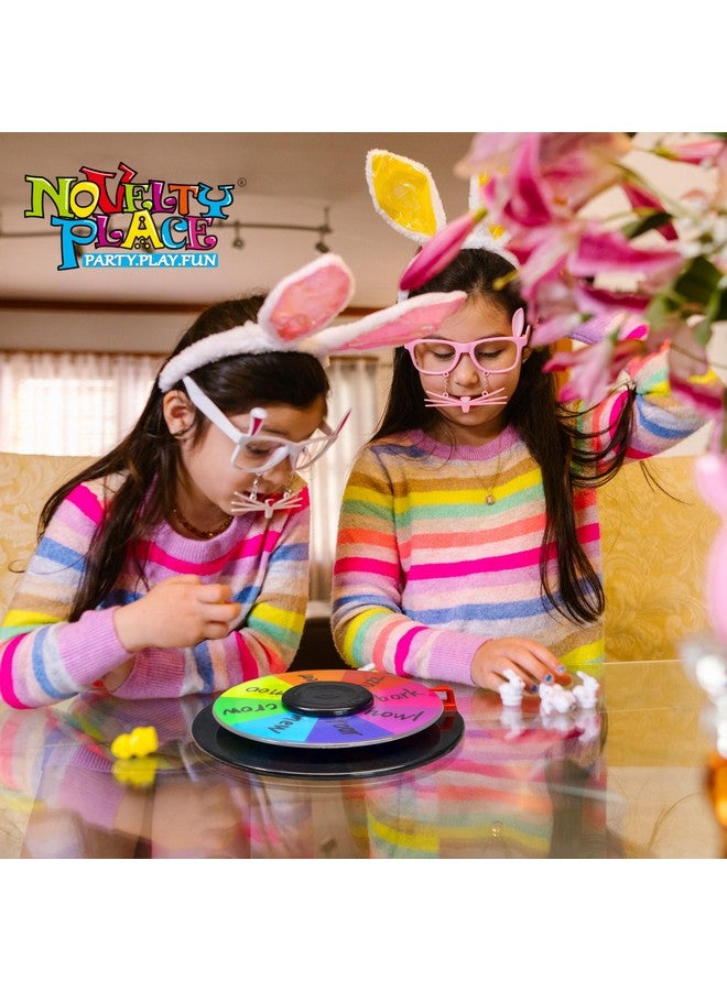 Novelty Place 10 Inch Spinning Prize Wheel - Tabletop Double Sided 8/16 Slot Spinner Card, Dry Erase Marker, Ideal for Family Gatherings, Fortune Games, Carnivals, Trade Show, and Promotional Events - Image 2