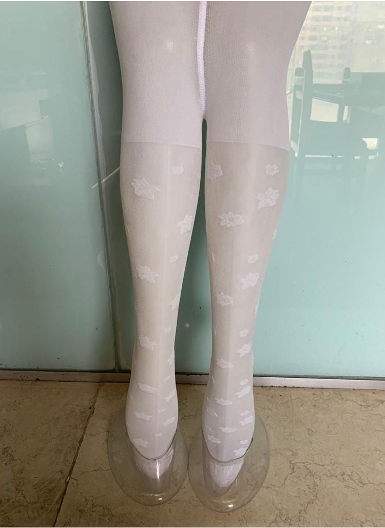 Miss Golden Miss Golden High Waist Nylon Pattern Collant For Girls  - Image 1