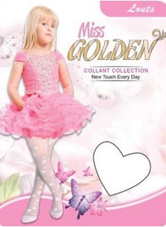 Miss Golden Miss Golden High Waist Nylon Pattern Collant For Girls  - Image 2