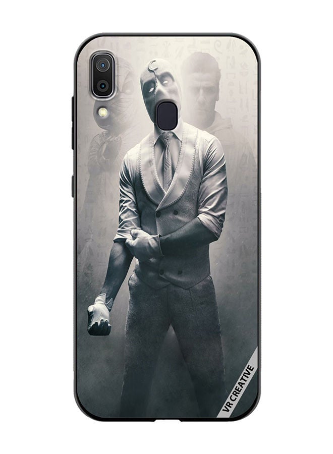 VR CREATIVE Protective Case Cover For Samsung Galaxy A30 Moon Knight Design Multicolour - Image 1