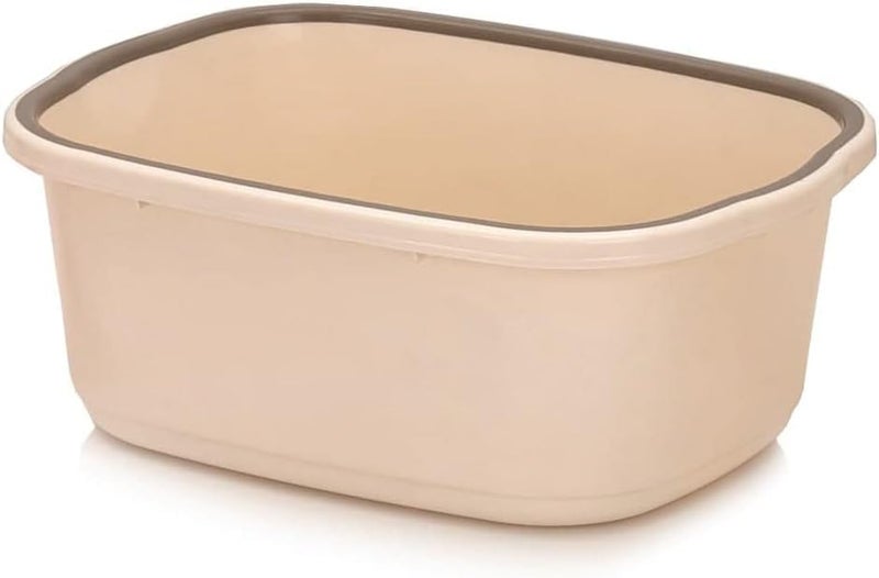 LANKESH ENTERPRISE Unbreakable Plastic Multipurpose Bathroom Tub Laundry Clothes Washing Bucket Tub Home Accessories Set Rectangular Small Kids Tub Design Pink - Image 2