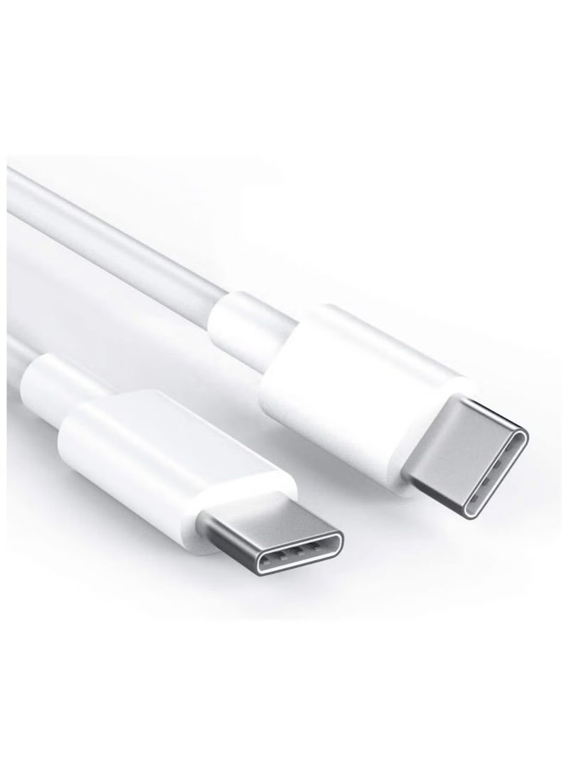 IAF 2 Pack of Power Flow USB C Cable 60W, USB-C to USB-C Cable 2 meter, USB C Charger Cable for iPhone 15, Mac Book Pro 2020, iPad Pro 2020, Switch, Samsung Galaxy S20 Plus S9 S8 Plus, Pixel, Laptops and lot more  - Image 2