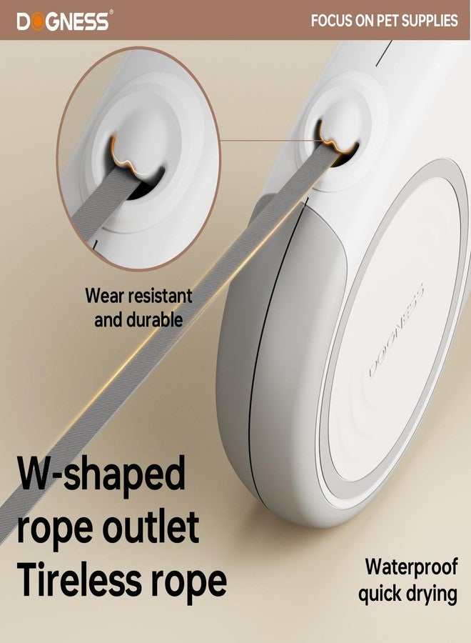 DOGNESS 16.4 Ft Retractable Dog Leash (Ivory White) - Image 4