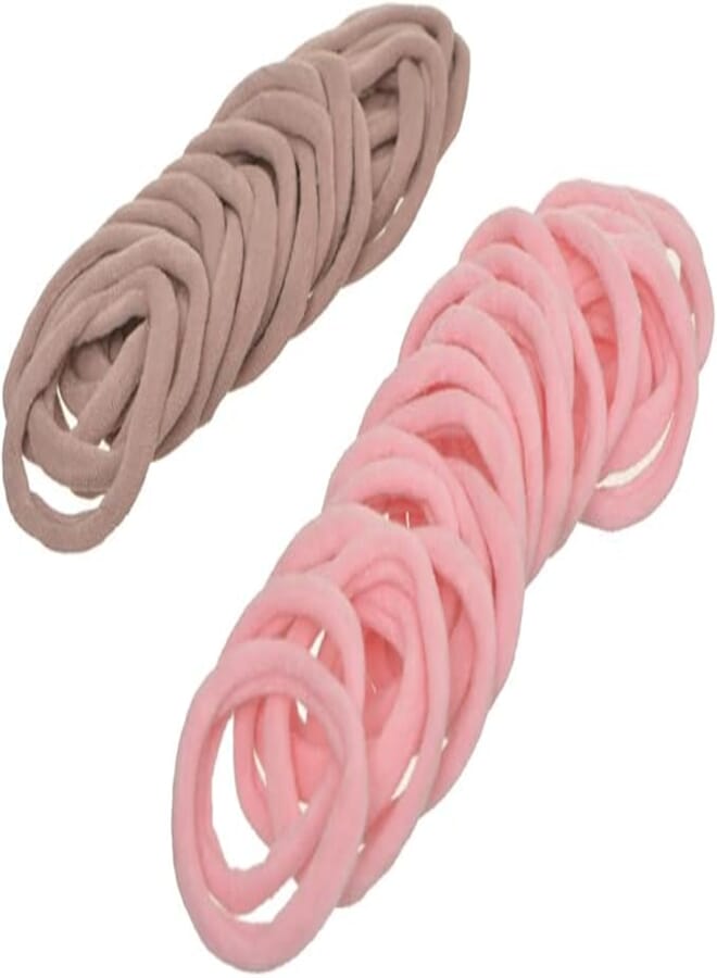 Girls Medium 50 Piece Hair Tuck Set, Pink and Cashmere, 2CS-114