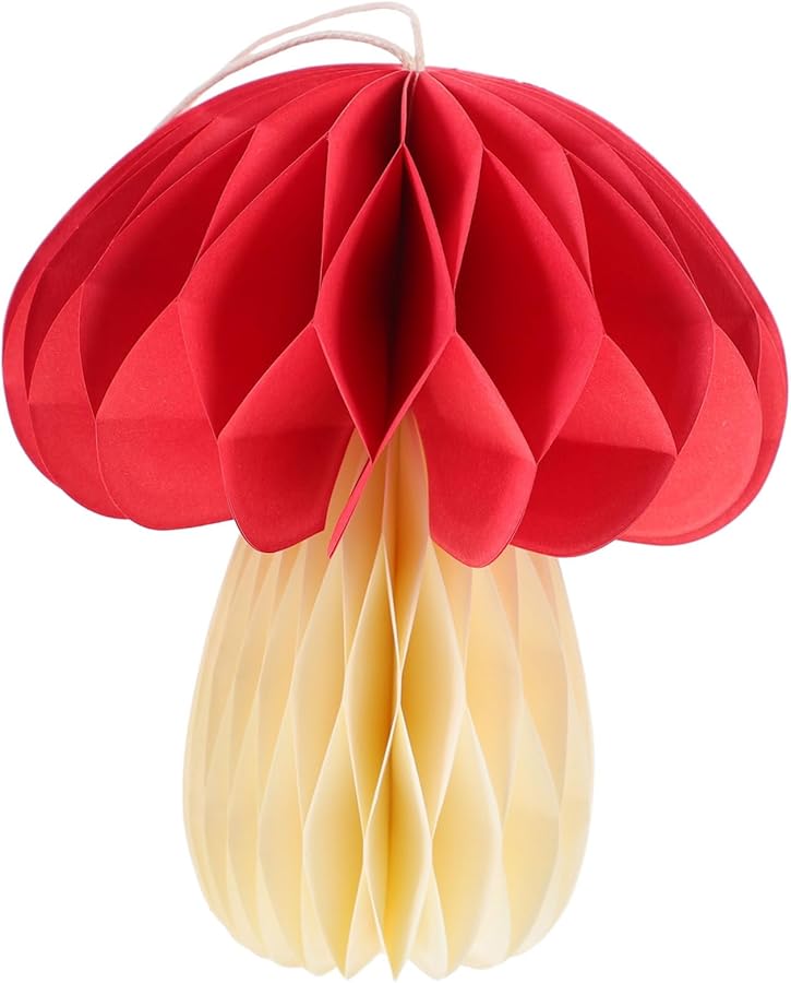 زينة كرة قرص العسل الفطرية المعلقة من الورق المقوى لحفلات الزفاف للعرض الداخلي والخارجي - Image 1