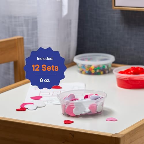 Stack Man [60-Sets] Plastic Deli Food Storage Containers with Airtight Lids Combo Set | 32 oz | 16 oz | 8 oz. | Disposable Plastic Takeout Containers for Soup - Freezer, Microwave and Dishwasher Safe - Image 3