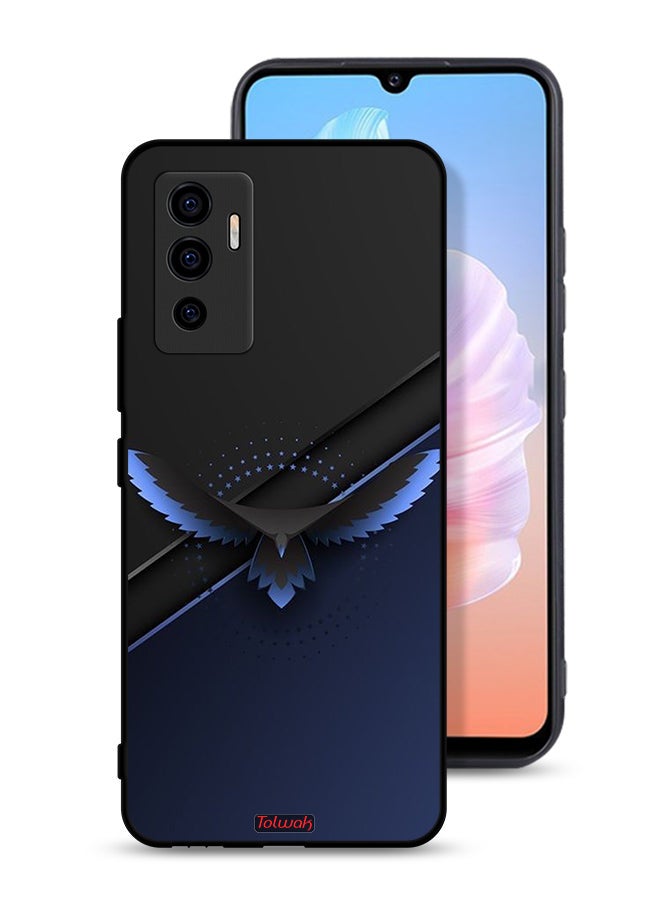 Tolwak Vivo V23e Protective Case Cover Eagle Digital Abstract Art - Image 1