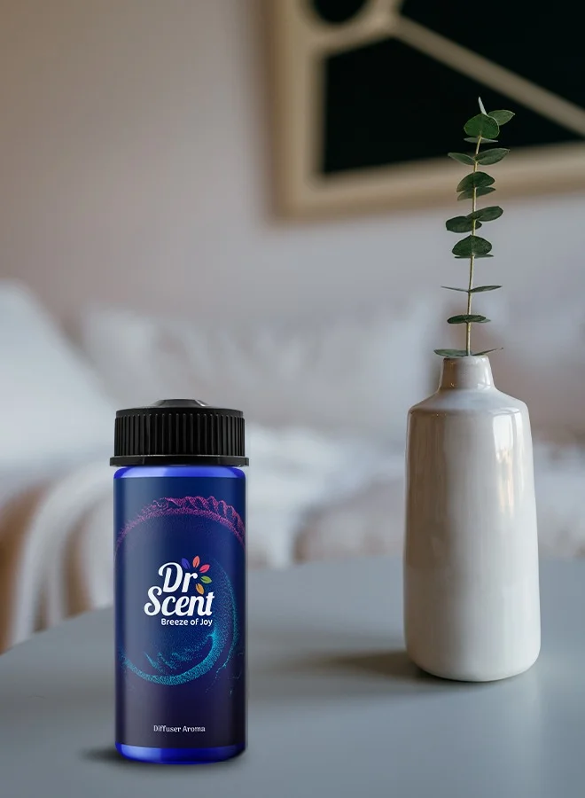 Dr Scent Dr Scent Breeze of Joy Luxury Aroma Oil Diffuser – 170ml | UK-Made Cedarwood & Velvet Cedar Fragrance | Perfect for Hotels, Large Rooms, and Offices