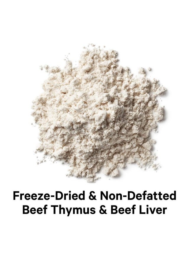 Codeage - Grass Fed Beef Thymus Supplement Superfood Freeze Dried Nondefatted Desiccated Thymus & Liver Pills Glandulars Meat Pasture Raised Beef Vitamins Nongmo 180 Capsules - Image 1