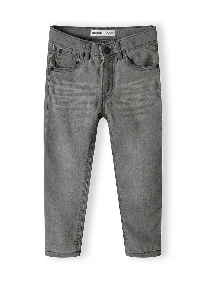 مينوتي Teen Boys Knitted Structured Denim Jean