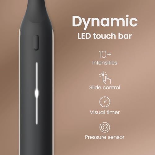 Quip Ultra Next Generation Smart Toothbrush Timed Electric Toothbrush with Case Replaceable Brush Head Soft Bristles Silicone Handle 30Day Battery Life Travel Toothbrush Eclipse - Image 3