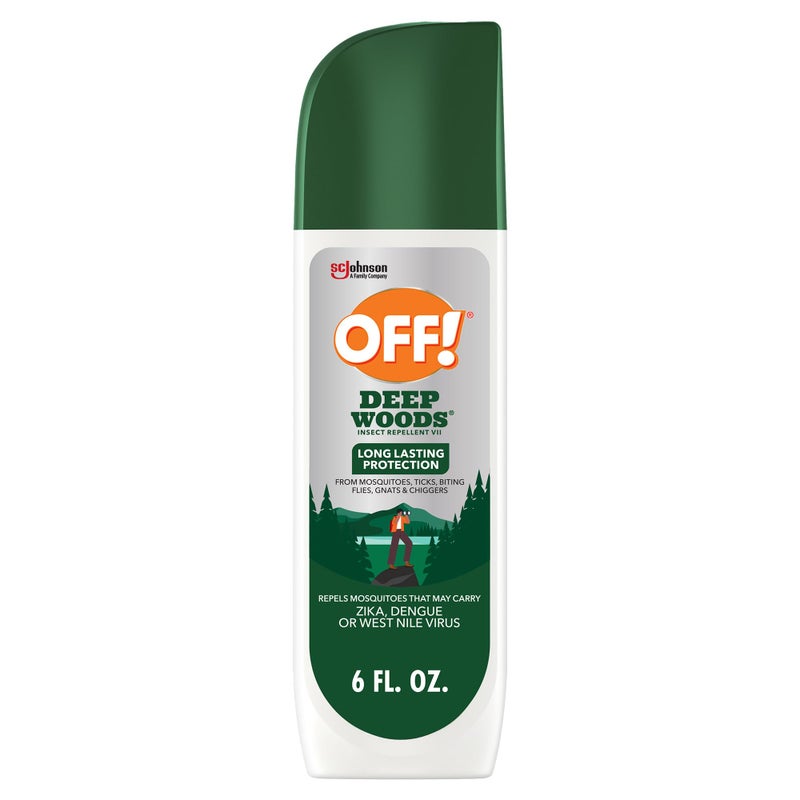 OFF! Deep Woods Insect Repellent VII Spritz, Bug Spray with Long Lasting Protection from Mosquitoes, 6 oz - Image 1