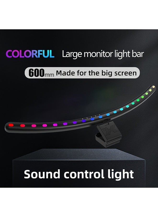 XiuWoo - Adjustable USB RGB LED Monitor Light Screen Lamp With RGB Backlight 60cm For Over 24inches Cured Monitor Gaming Room - Image 1
