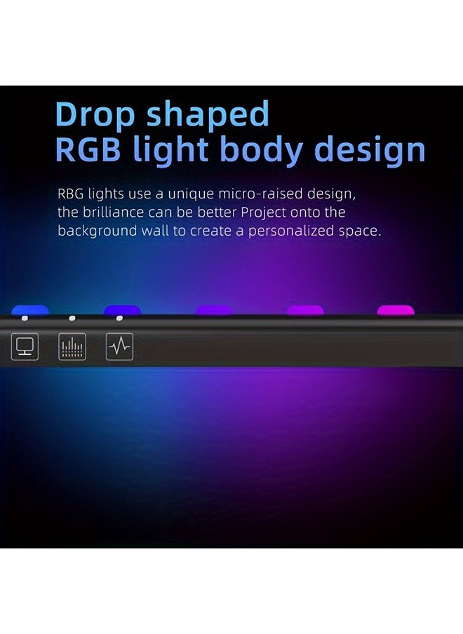 XiuWoo - Adjustable USB RGB LED Monitor Light Screen Lamp With RGB Backlight 60cm For Over 24inches Cured Monitor Gaming Room - Image 1