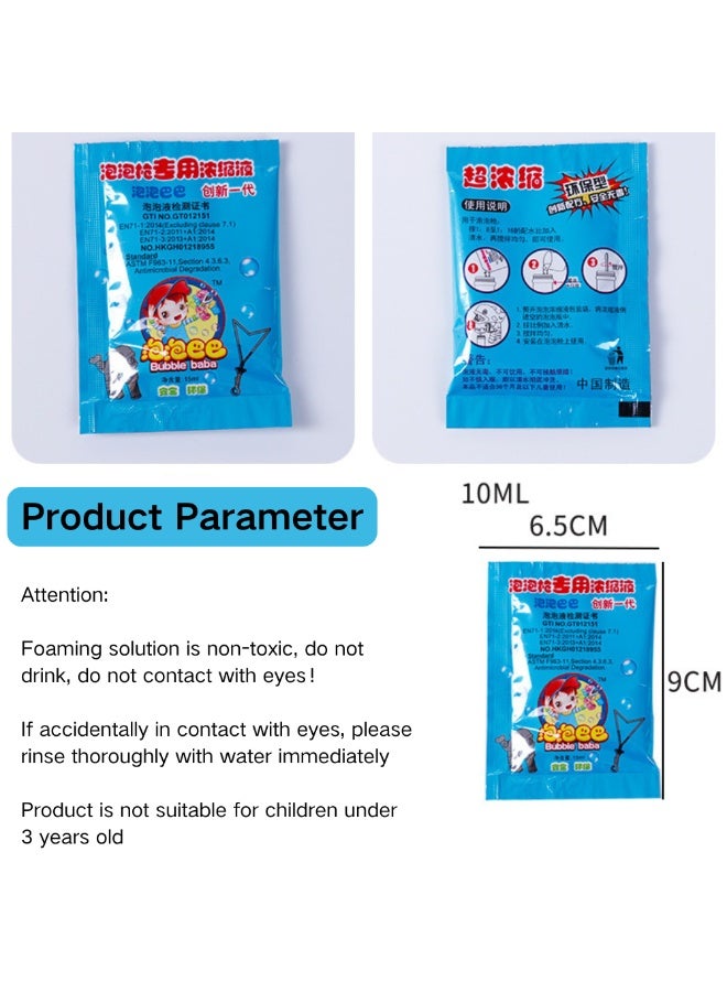 Joyeworld 10ML Bubble Solution Refill,Concentrated Bubble Essence,Bubble Gun Bubble Wand Special Refill,Bubble Machine Toy Accessories(20Pcs) - Image 4