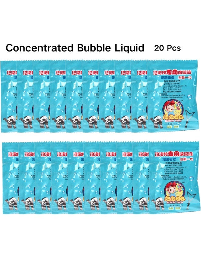 Joyeworld 10ML Bubble Solution Refill,Concentrated Bubble Essence,Bubble Gun Bubble Wand Special Refill,Bubble Machine Toy Accessories(20Pcs) - Image 2
