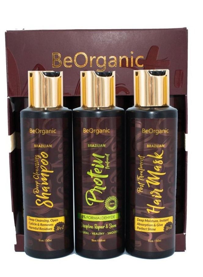 BeOrganic 3 Pieces Brazilian Protein Kit