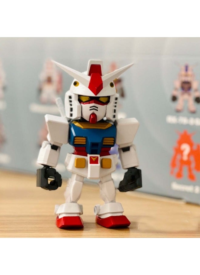Generic - [China Version] McDonald's Joint Bubble Mart Blind Box Qmsv-mini Joint Wan Dai Yuan Zu Gundam-Color:8 Pieces In A Box [And Unopened] - Image 1
