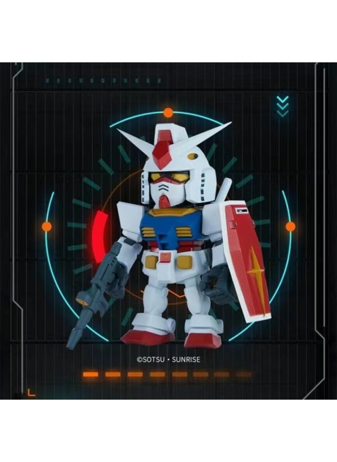 Generic - [China Version] McDonald's Joint Bubble Mart Blind Box Qmsv-mini Joint Wan Dai Yuan Zu Gundam-Color:8 Pieces In A Box [And Unopened] - Image 1