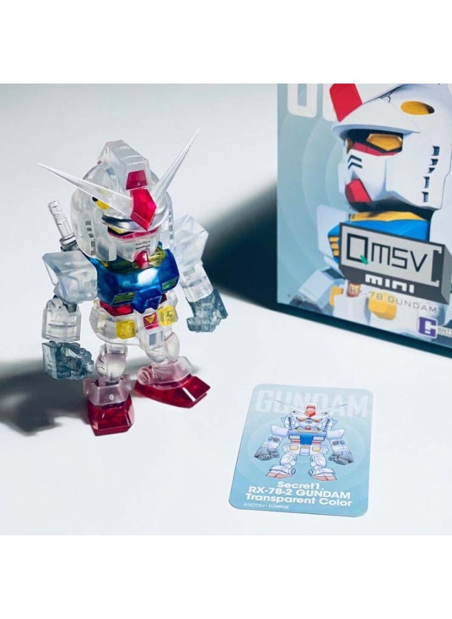 Generic - [China Version] McDonald's Joint Bubble Mart Blind Box Qmsv-mini Joint Wan Dai Yuan Zu Gundam-Color:8 Pieces In A Box [And Unopened] - Image 1