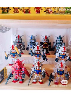 [China Version] McDonald's Joint Bubble Mart Blind Box Qmsv-mini Joint Wan Dai Yuan Zu Gundam-Color:8 Pieces In A Box [And Unopened]