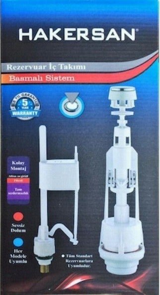 Hakersan Toilet Bowl Cistern Inner Set Push | Best Price UAE | Dubai ...