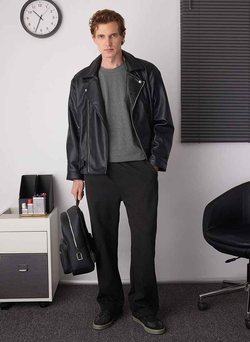 trendyol Black Men's Knitted Casual Pants Tmnaw26Pl00000 - Image 2