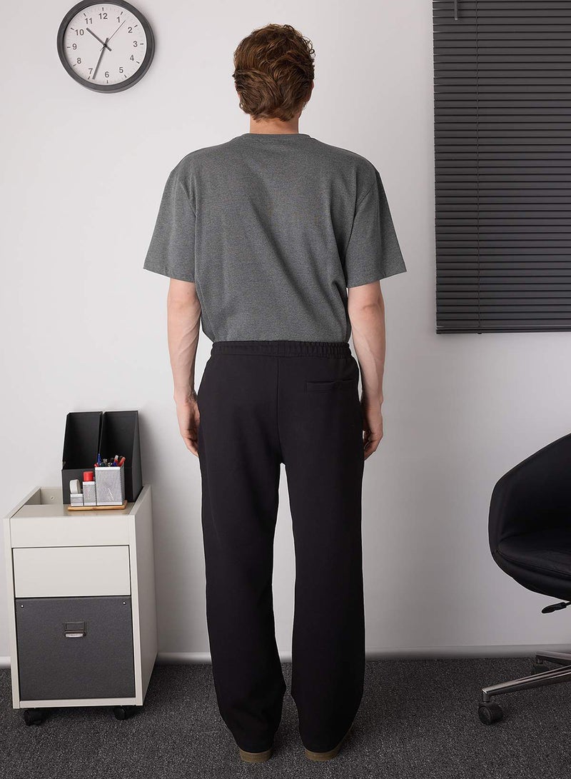 trendyol Black Men's Knitted Casual Pants Tmnaw26Pl00000 - Image 4