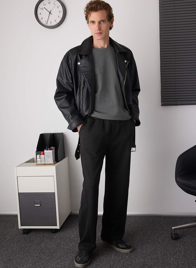 trendyol Black Men's Knitted Casual Pants Tmnaw26Pl00000 - Image 3