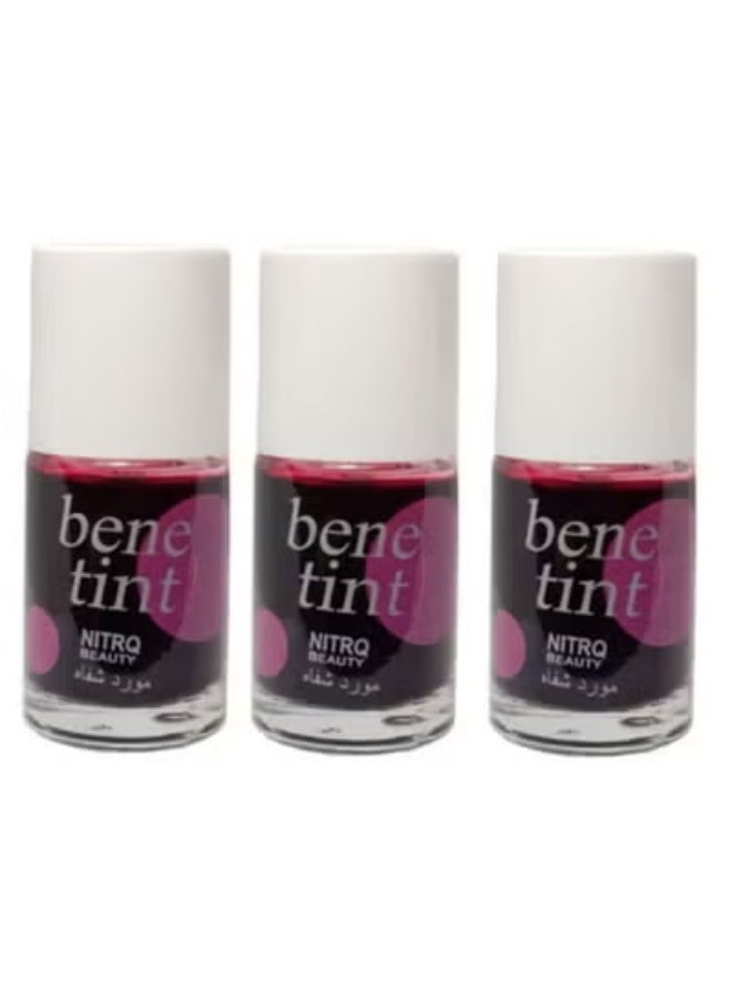 Nitrq Beauty 3 PCS OF Bevetnnt Cheek And Lip Duo Pink - Image 1