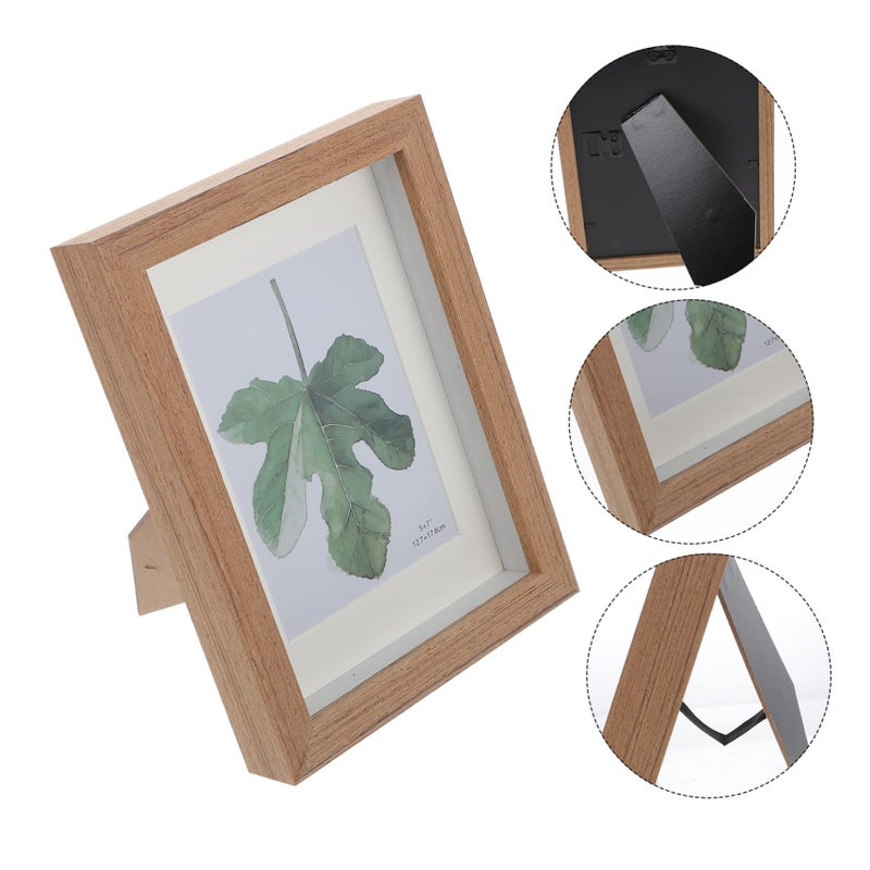 Solid Wood Photo Frame For Pressed Flowers Dried Plants Artwork Display Living Room Bedroom Decor - Image 2