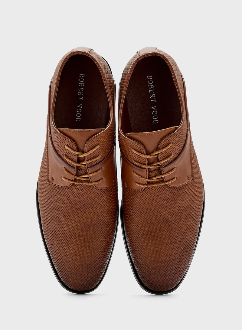 Robert Wood Textured Formal Lace Up  - Image 4