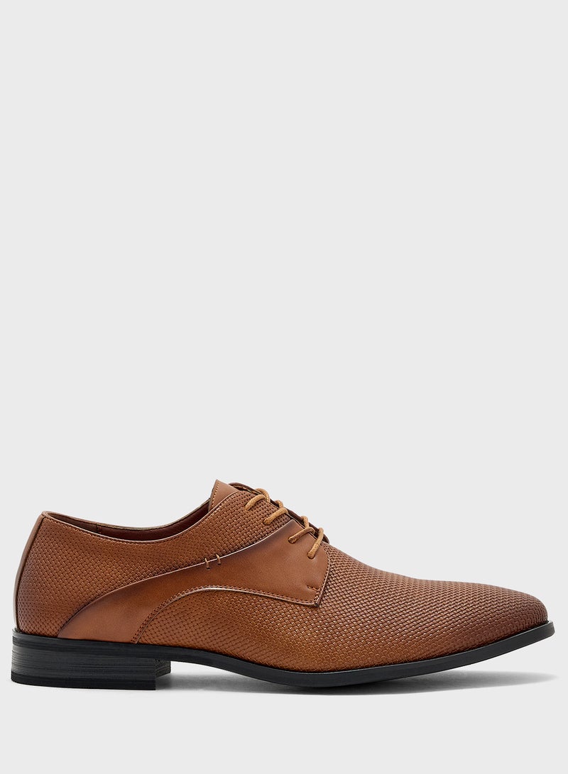 Robert Wood Textured Formal Lace Up  - Image 1